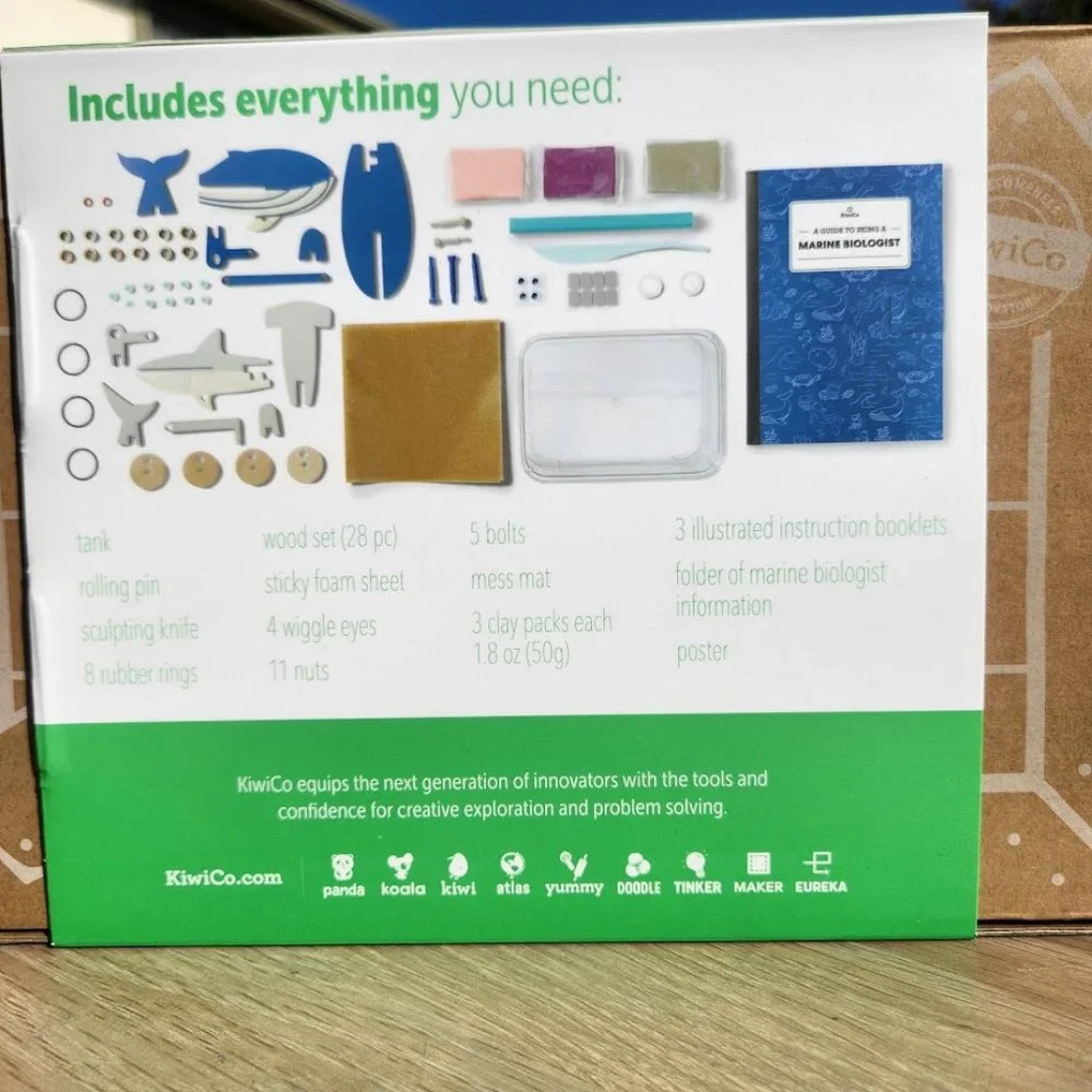 NEW KiwiCo. Kiwi Co.Marine Biologist Science Kit Biology Ocean Life coral reefs